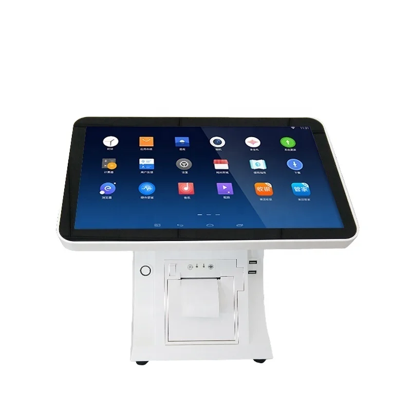 Android RK3288 RK3399 POS Machine 16G 15.6-inch Cash Register Machine For Retail Store