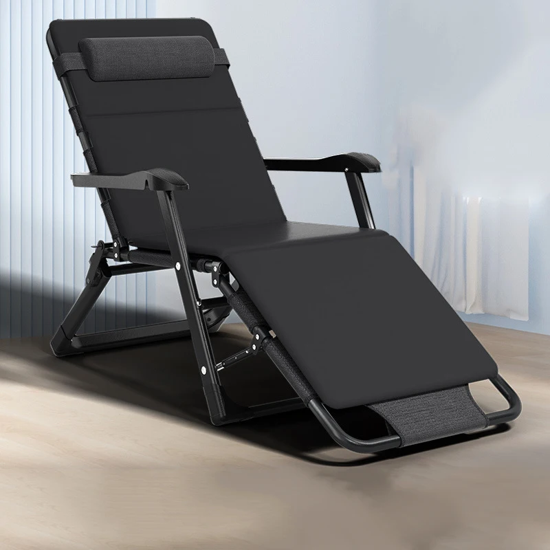 New Folding Deck Chair Office Villa Rest Folding Chair Furniture Outdoor Rest Single Leisure Sofa Chair for Rest