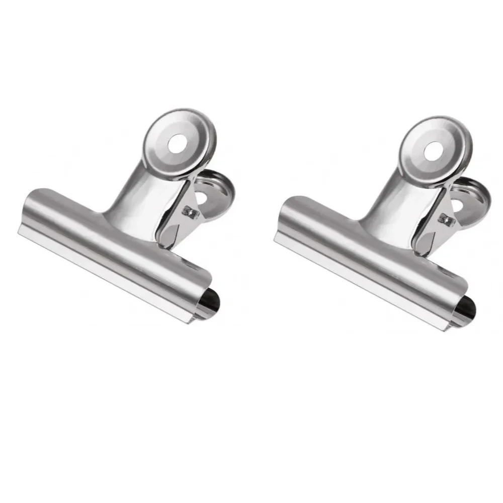 Manufacturer custom stainless steel sheet bag clip chip clip for office kitchen