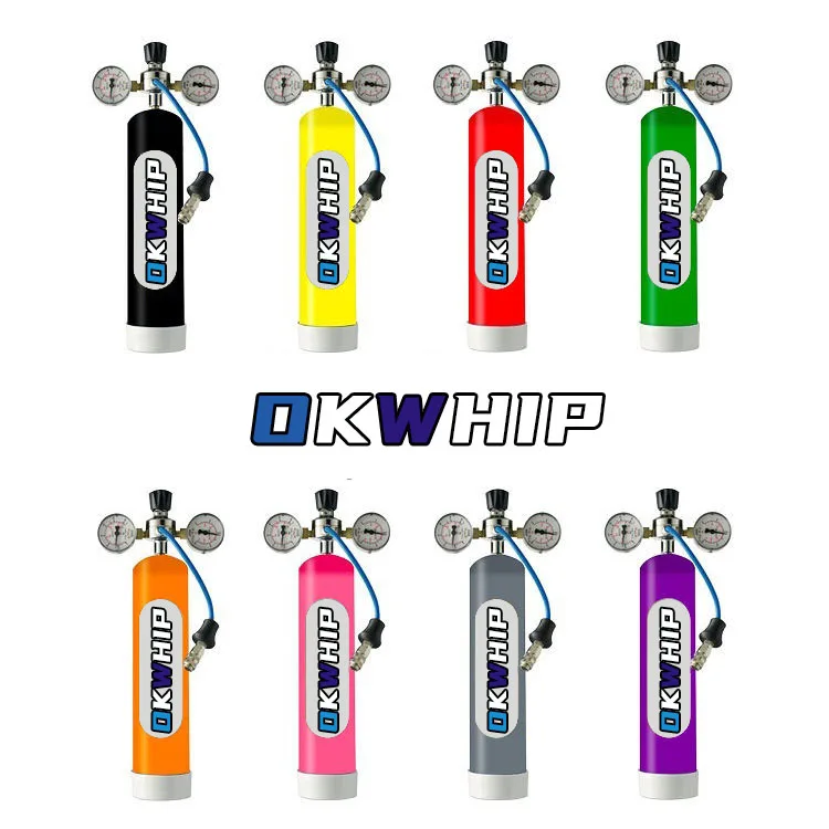 2023 Hot sell factory price CE cheapest 0.95L food grade gas chargers for cream dispenser 580G gas cream chargers