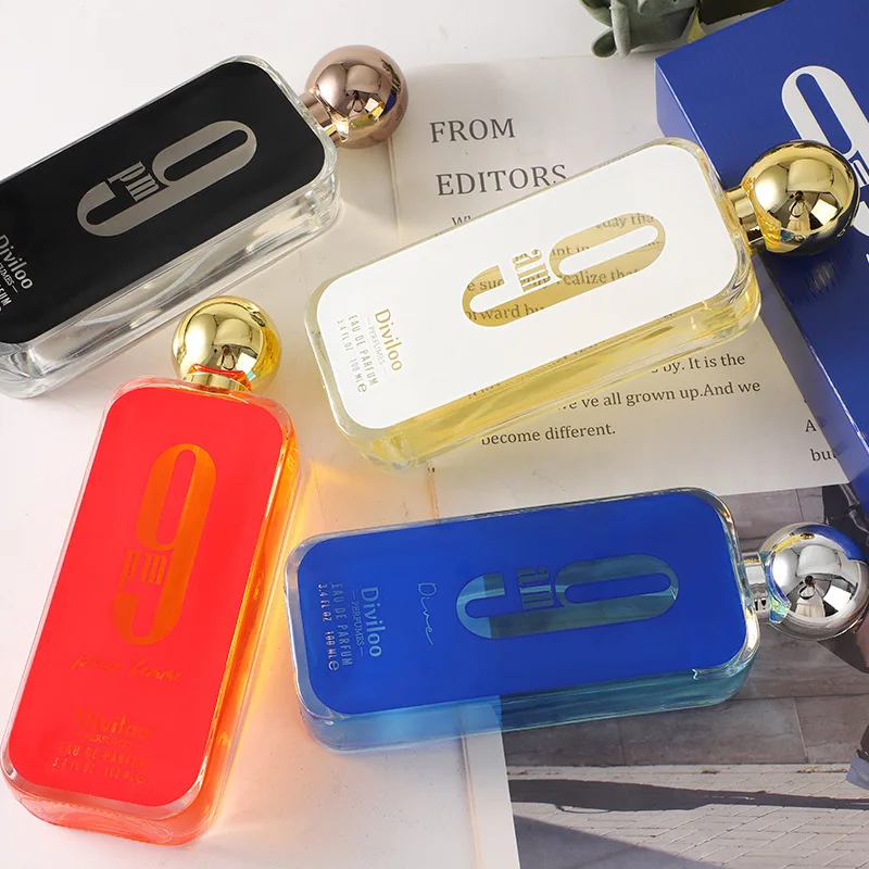 New Arrival 9 Series Brand Long lasting Light Aroma Strong Aroma 100ML  Perfume  Spray For Men Dating Life