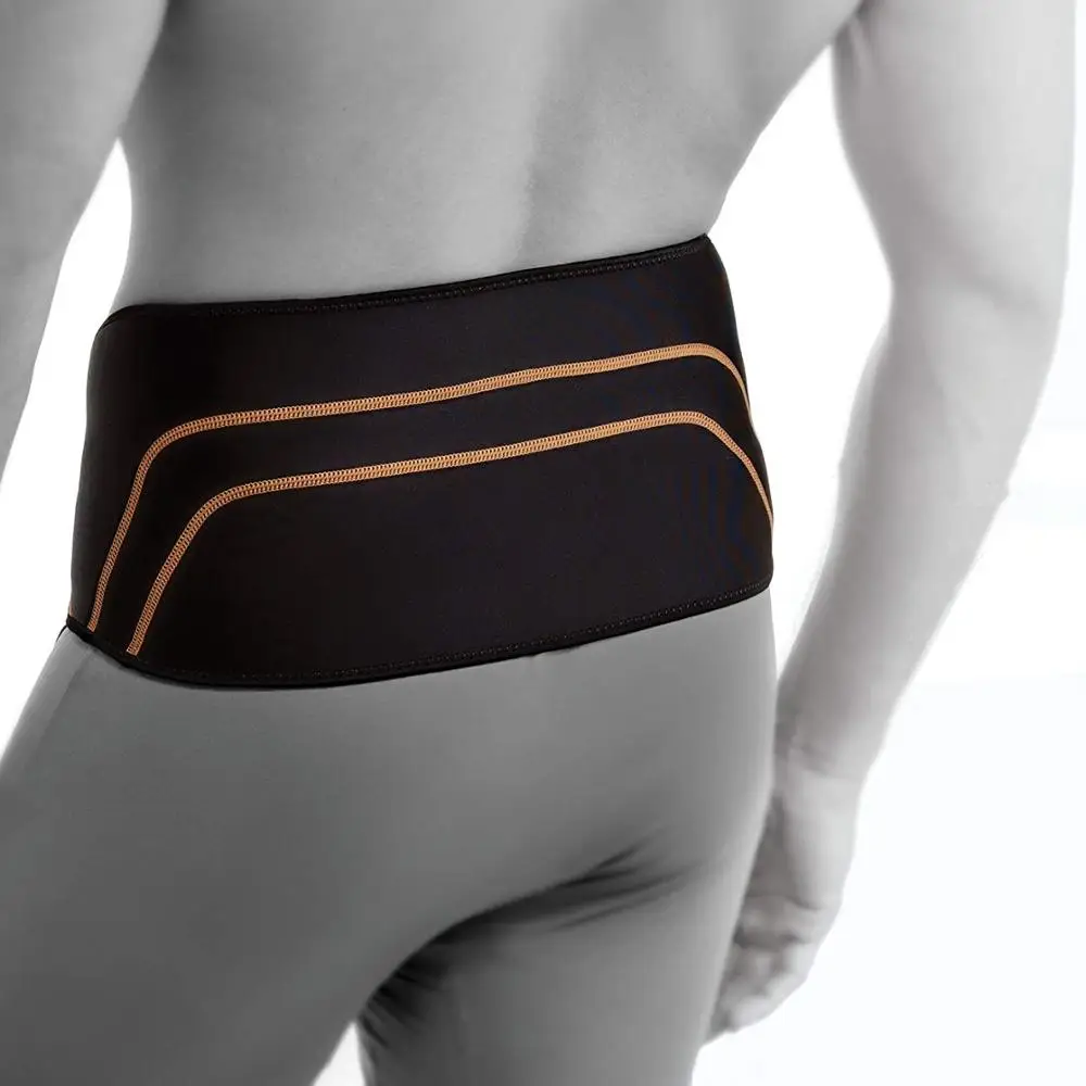 Copper Compression Recovery Back Brace Lumbar Waist Support Belt for Back Pain Relief