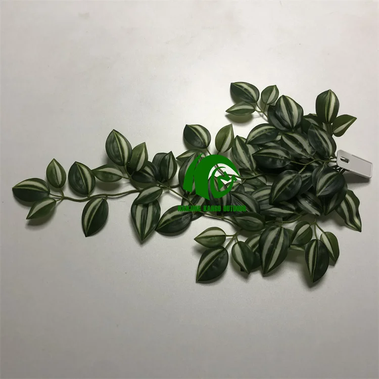 Kango  Customized Simulation Plants Green Artificial Plant Wall Artificial Ivy Leaves Hanging Plants Faux With Pot