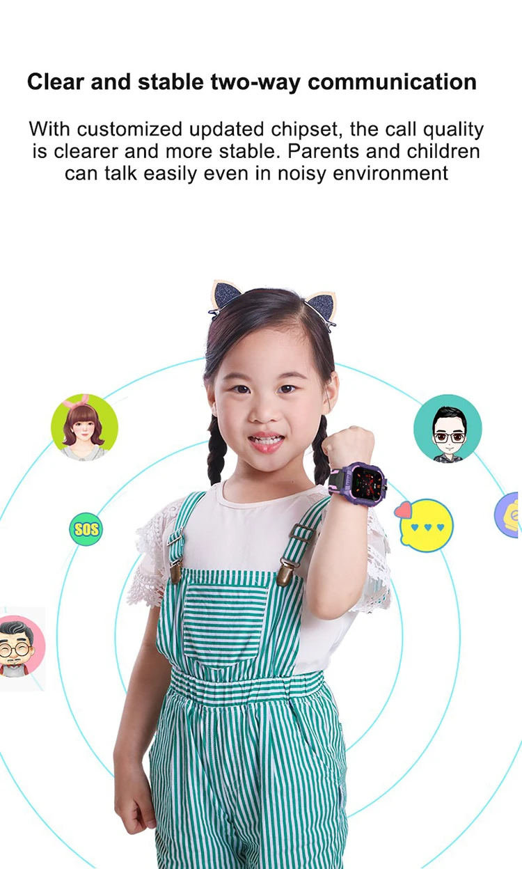 Gift Packing Style Kid Smartwatch Q19 Sim Card 2G Children Big Battery Phone Calling Kids Smart Watch