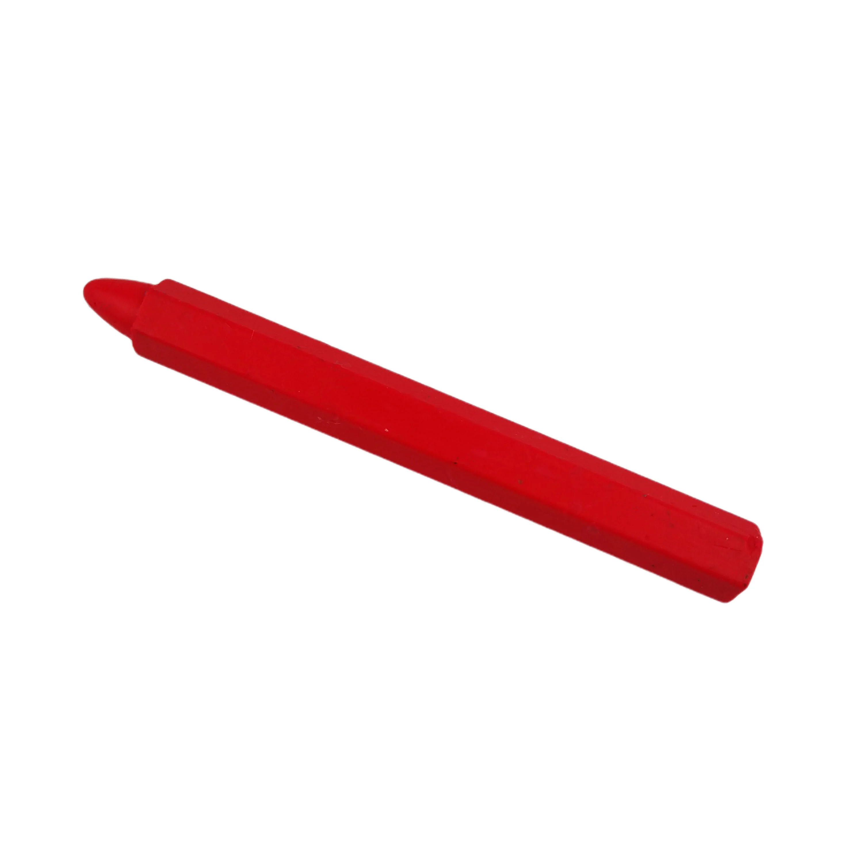 red color fluorescent Industrial medical Crayon, neon marking crayon for lumber wood