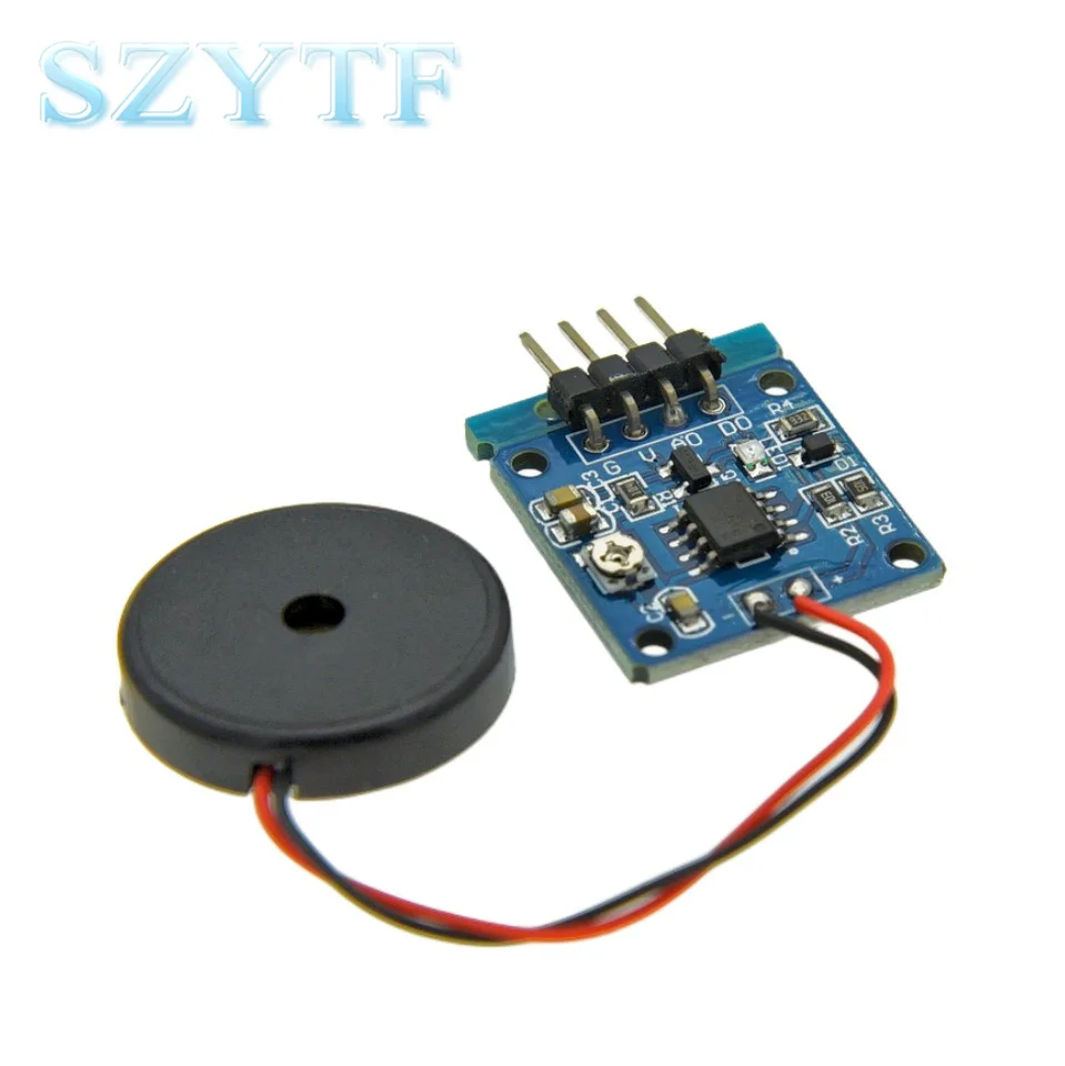 Piezo sheet, percussion, vibration, shock sensor, switch module