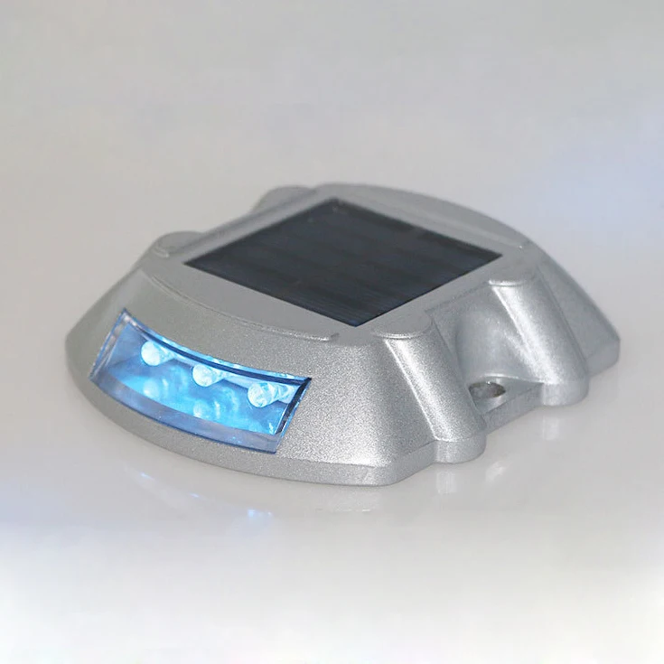 China Manufacture Ground Warning Light Traffic Road Pavement Markers Reflector Aluminum Led Solar Powered Road Stud Light