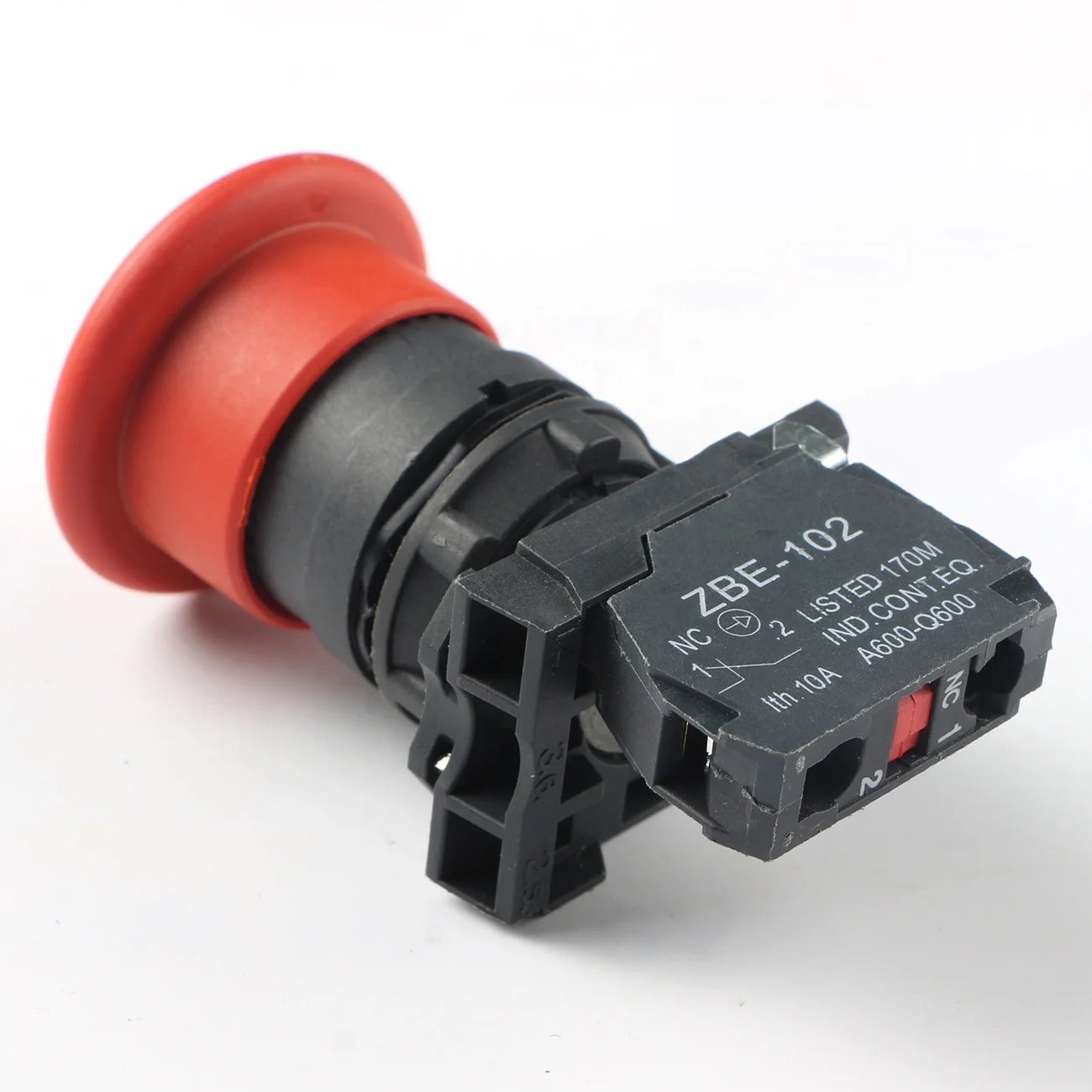 iehc YB4 XB4 series high quality 22mm emergency stop self-locking push-pull mushroom spring return push button switch