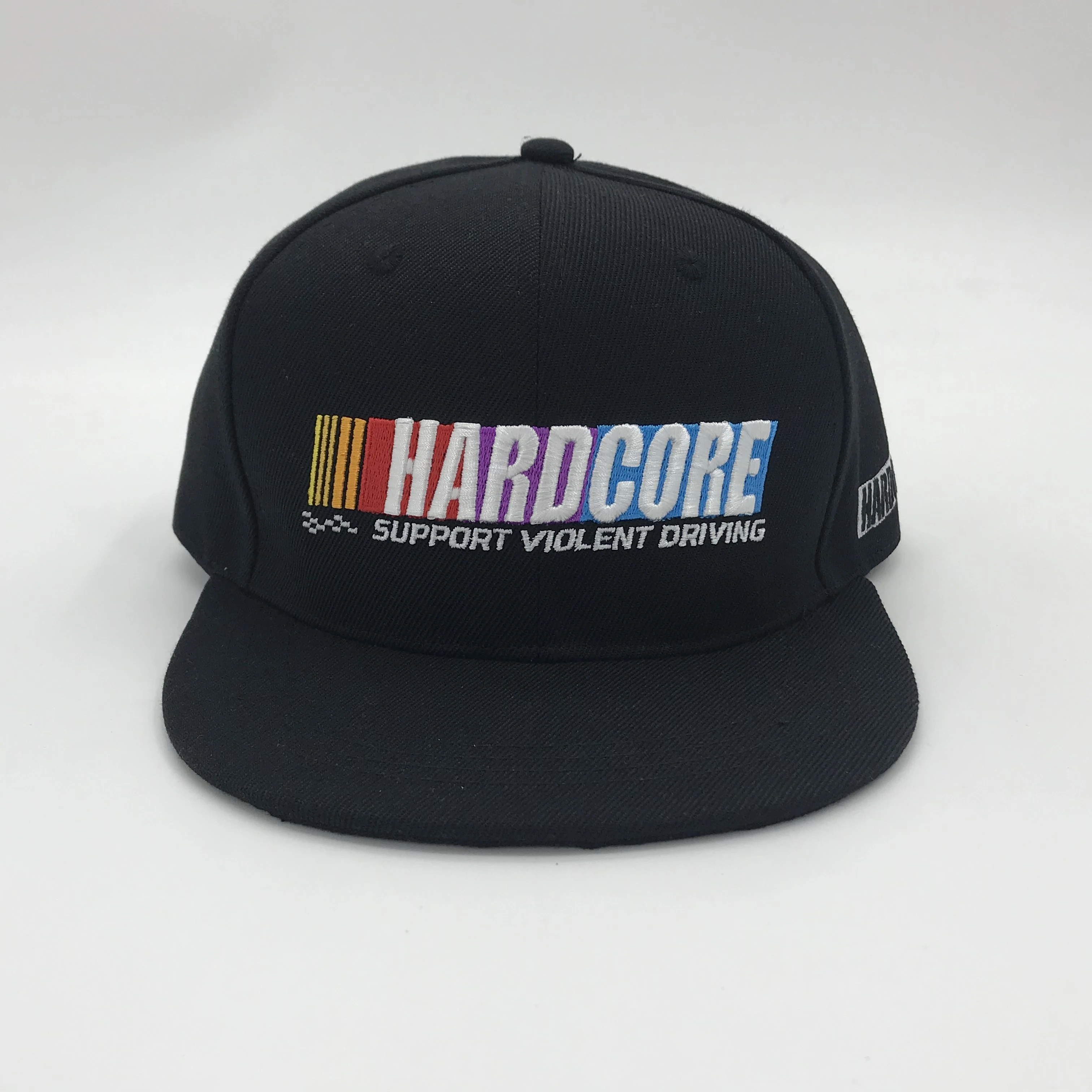 Wholesale Custom 3 D Puff  Embroidery Logo  Hip Hop Caps  Fashion Snap back Hats  For Men