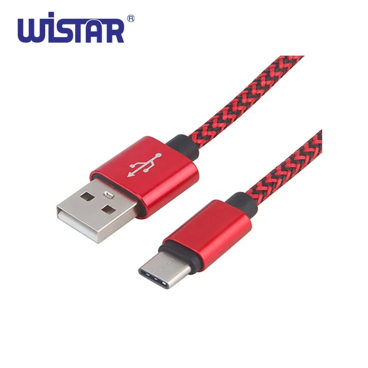  Кабель для зарядки и передачи данных с металлической оплеткой типа C usb 2