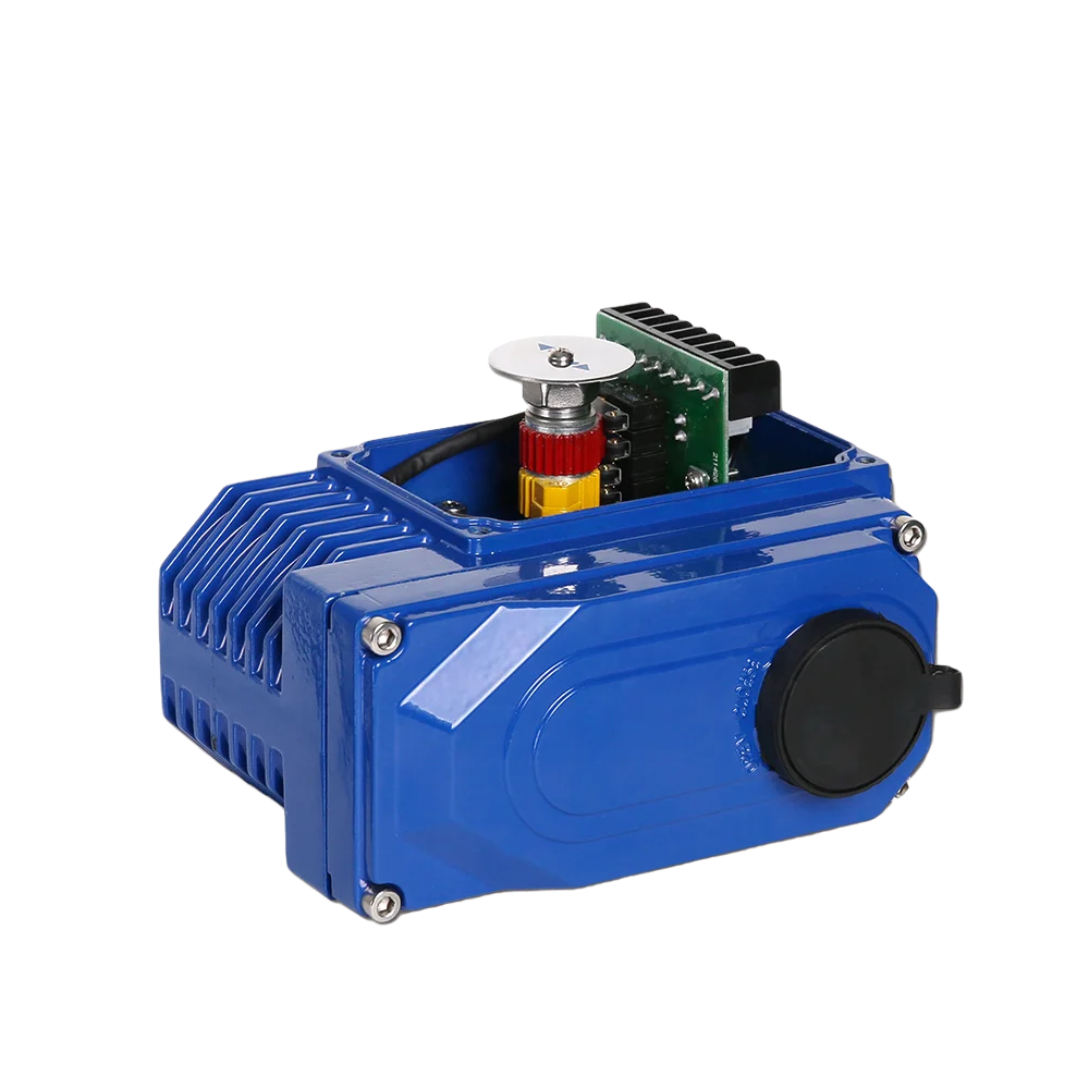 12 volt electric actuator quarter-turn 4-20 ma modulating type on off type