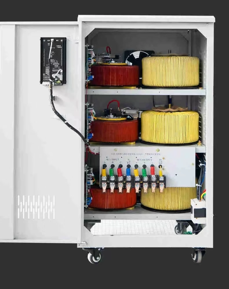 Three-phase SJW Svc 15kva 20kva 30kva 40kva three Phase Voltage Regulator Stabilizer For Elevator