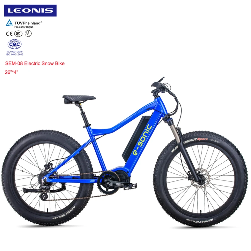 
TRINX Brand 26 inch Mountain Bike 500W Motor Alloy Frame Electric Snow Bike 48V 10.4Ah Lithium Battery Electric Bicycle 