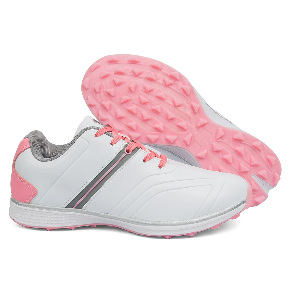 Tourbon Waterproof  golf shoes women light weight golf wears walking shoes for ladies