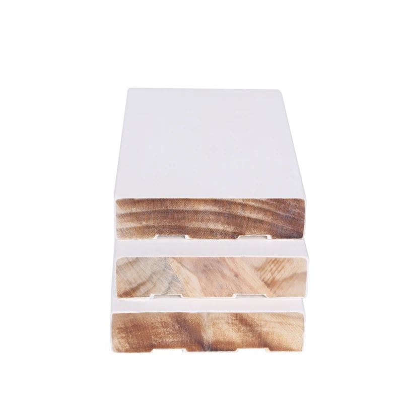 Customized Trim Molding Decorative White Coating  Primed Internal Door Jamb