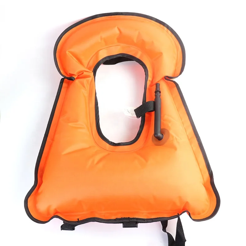 Inflatable Life Jackets Portable Swimming Snorkeling Buoyancy Life Jacket Vest Inflatable Vests for Free Diving Swimming Gear