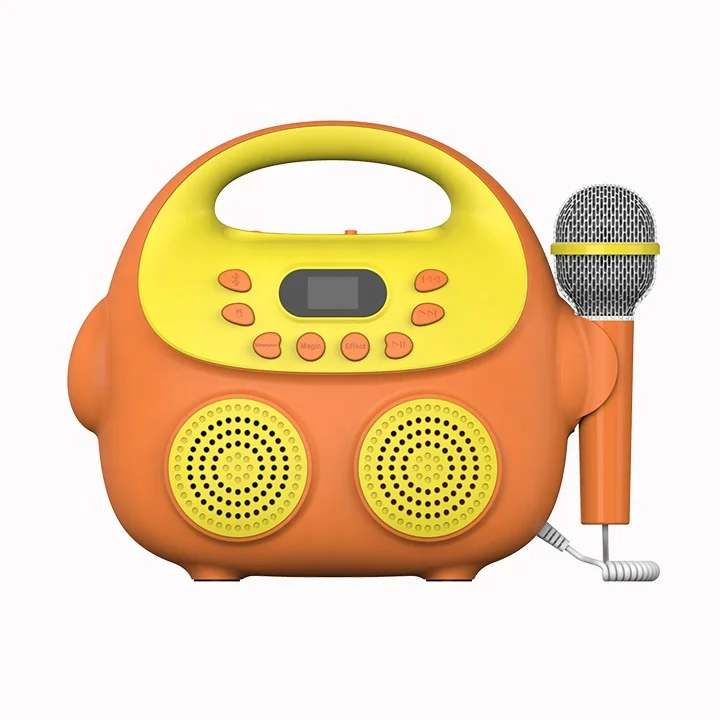 
Kids Singing Machine Bt Player Karaoke System with LED Screen Along Music Player 