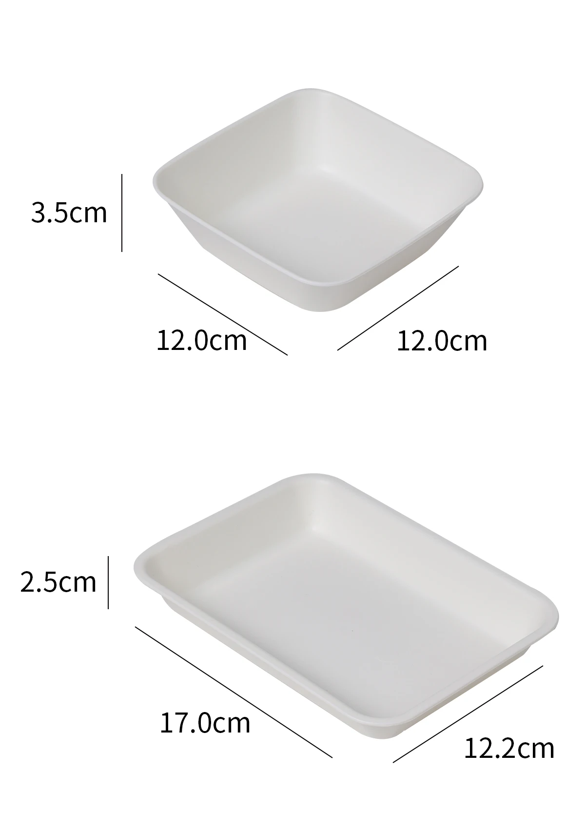 Japanese Serving Dish Tableware Snack Plate Dessert White Dish Plastic Seasoning Cooking Dish