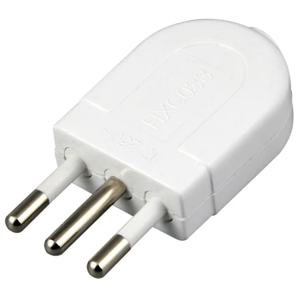Italian 10A male plug 3 hole female socket 3 round pin removable 16A Italian plug