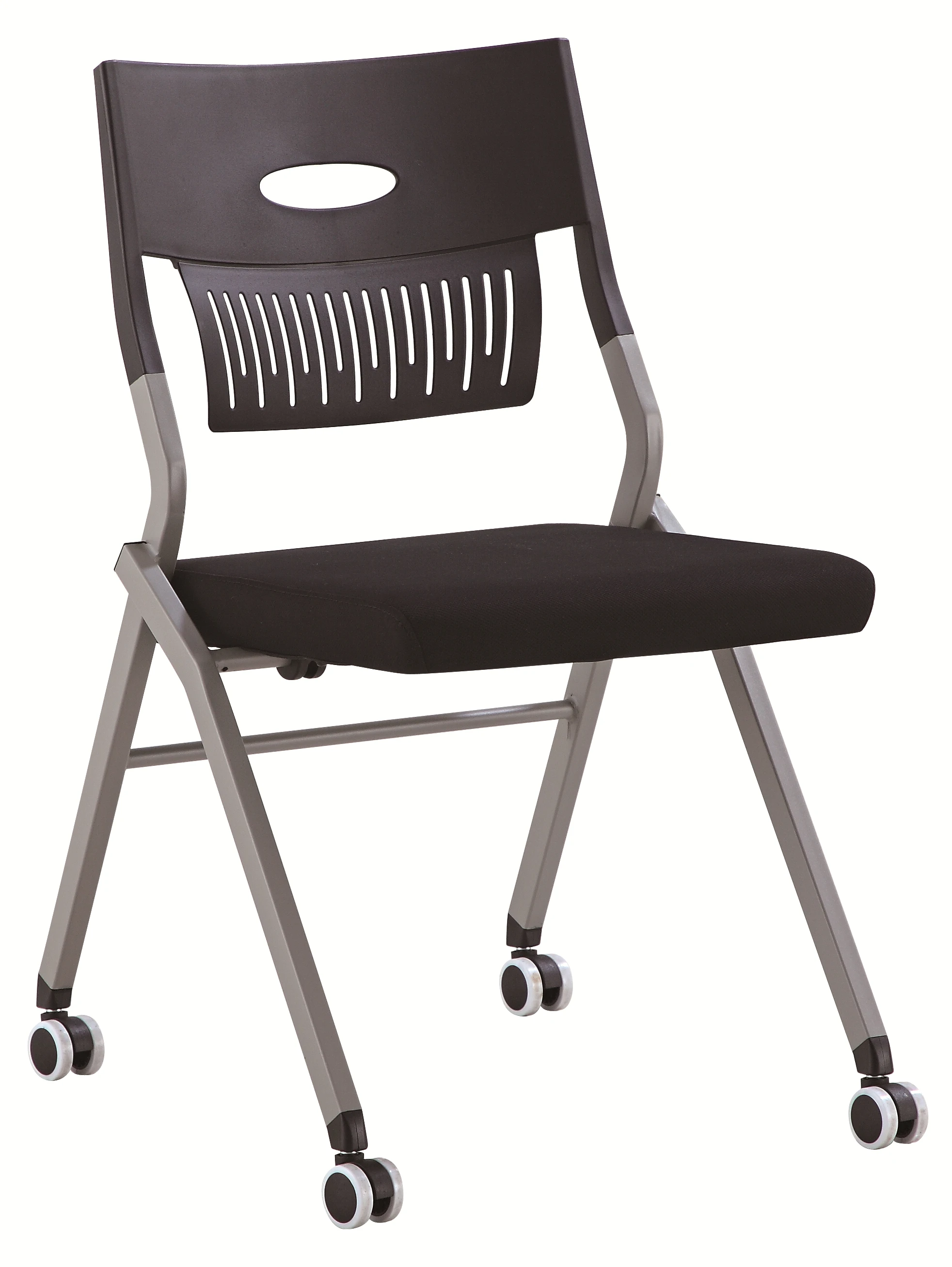 
High quality pp plastic conference chair multifunctional office chair training chair with writing desk 
