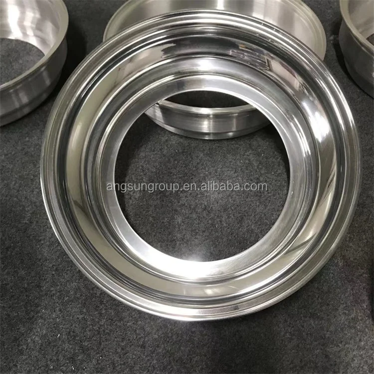 Chinese factory high quality forged split Rims 3 pcs 14 to 15 step lip 30 holes outer lip inner barrel for bbs rs