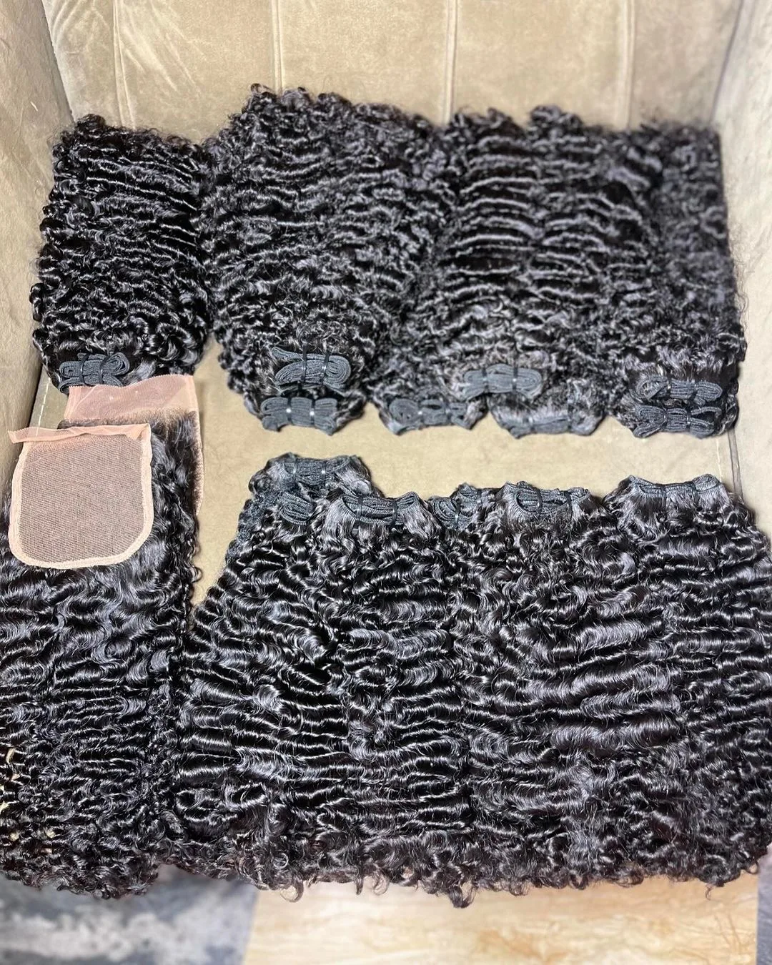 High Quality Raw Hair Indian Curly Bundles Natural Color Ocean Wave Styles Cambodian Human Hair For Women