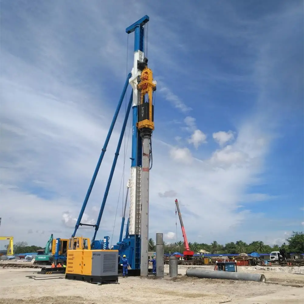 multifunction hydraulic hammer pile driving building construction machine