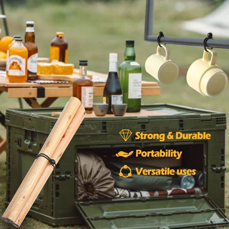 Baiyuheng High Quality Low Price Black Camping Bungee Cords