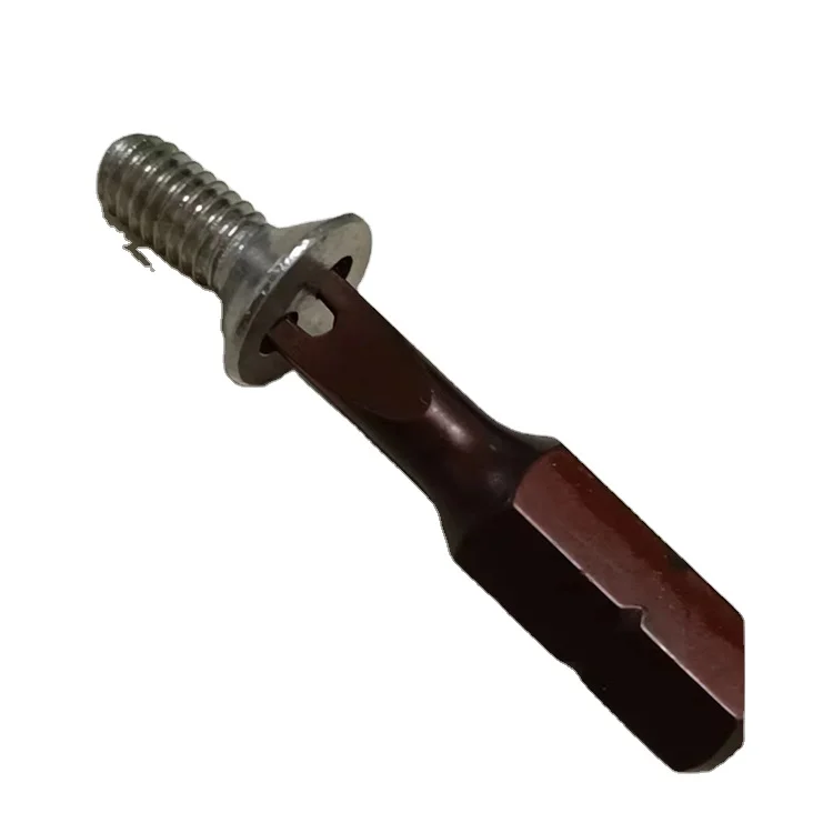 Custom CNC two holes security stainless steel M3.5 M4 M5 M6 M8 security screw eyes snake anti-theft bolt tool