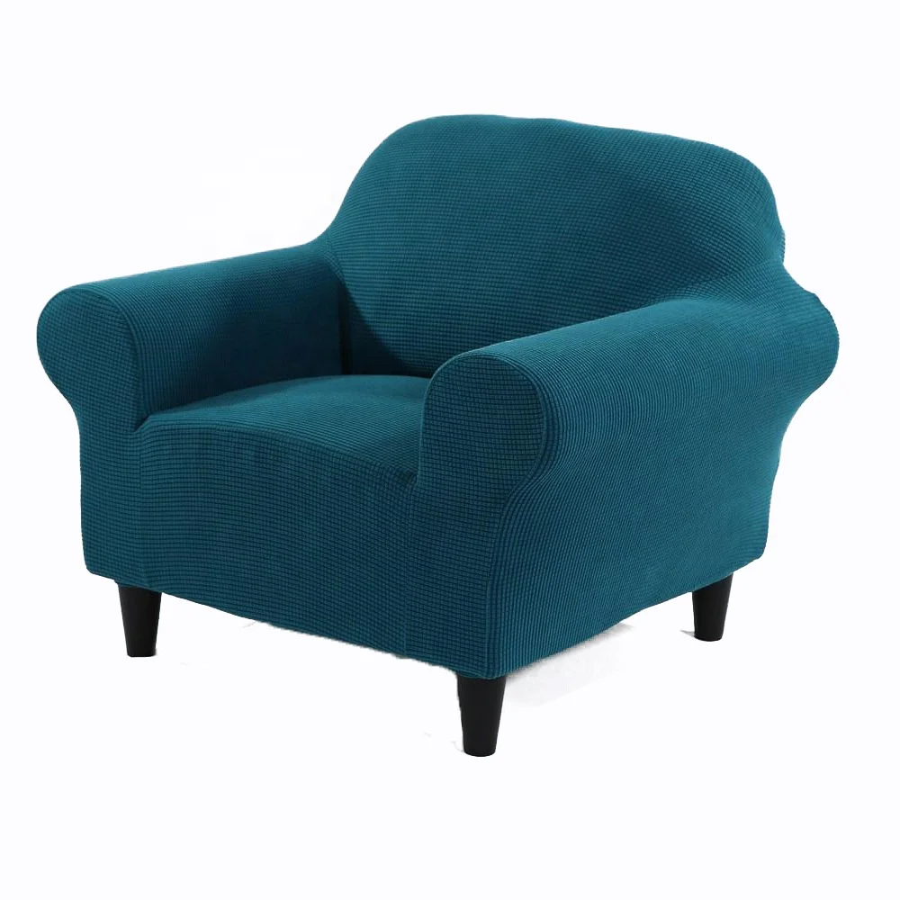 
Stretch Thick Jacquard Polyester Polar Fleece Sofa Cover Slipcover Furniture Protector One Seat Arm Chair 