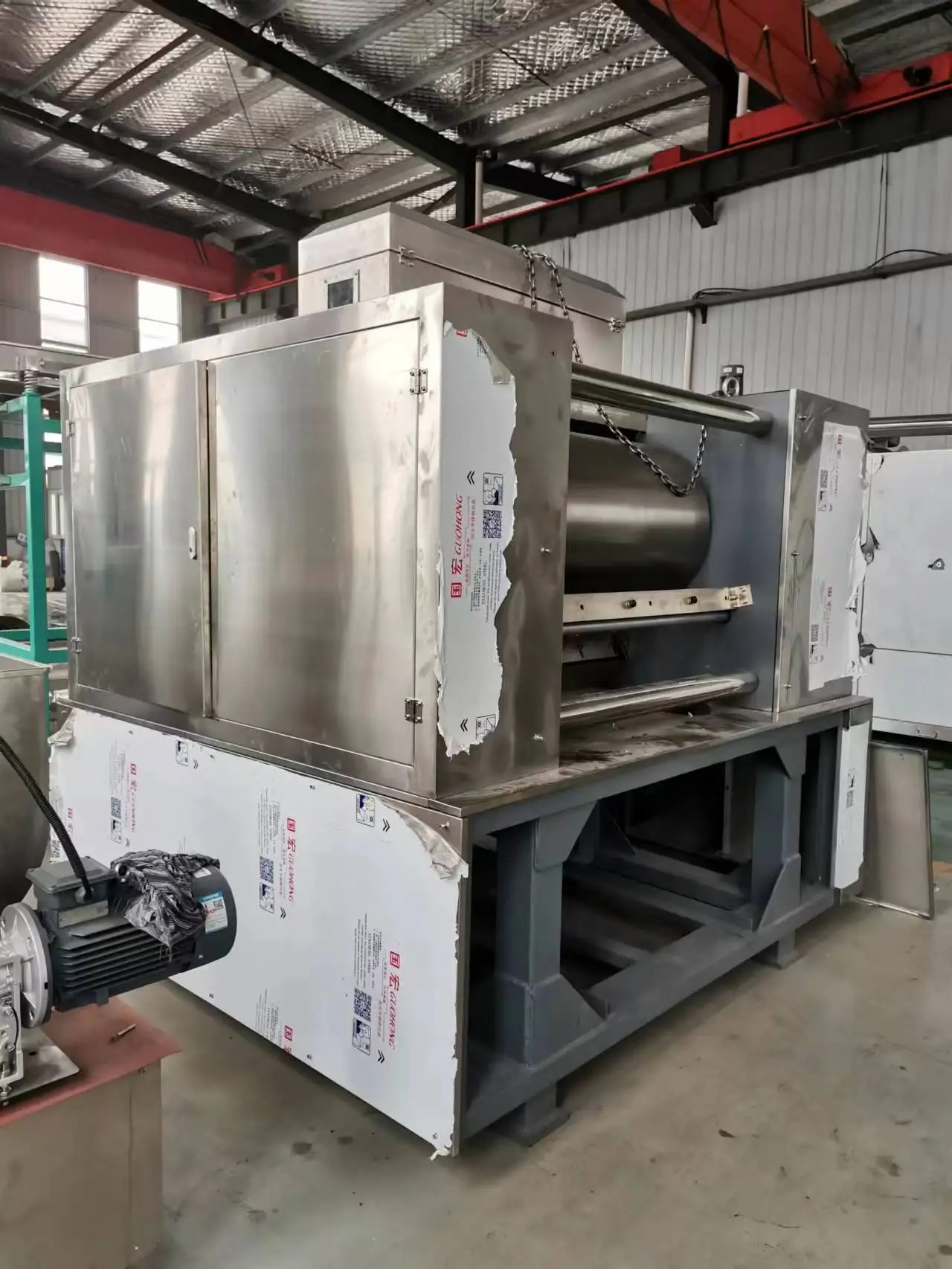 200kg/h twin screw extruder for puffed snacks food production corn flakes machinery price small corn flakes making machine
