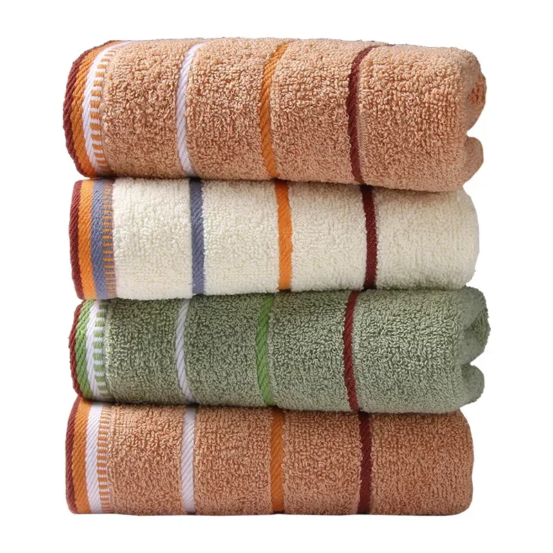 100% Cotton Bathroom Hand Towel Thickened Face Hair Towels Bathroom Adults Hotel Travel   Water Absorption