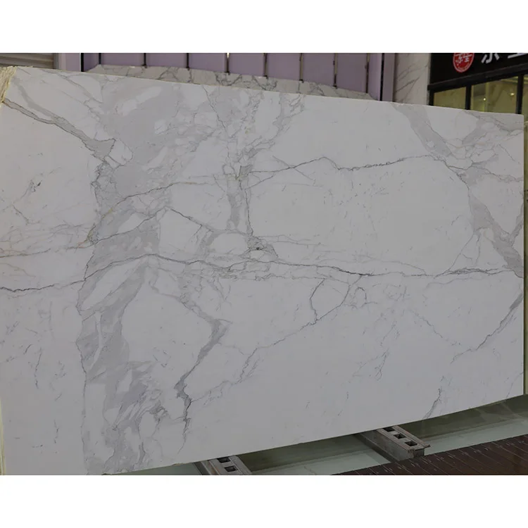 
Non Slip Real Bathroom White Sand Craft Tile Floor Artificial Stone Statuary Marble Slab 