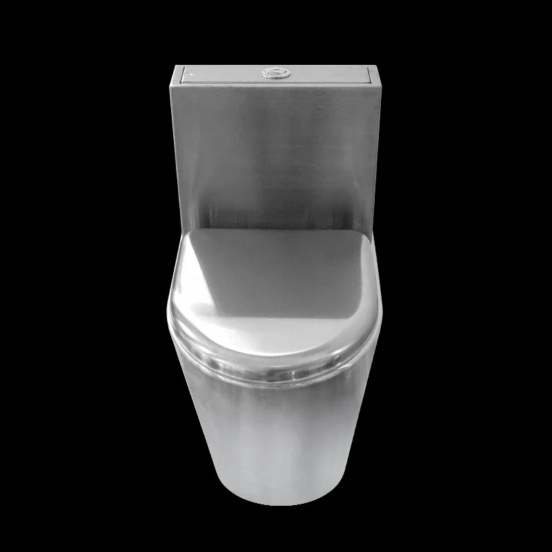 Kuge vandal resistant design stainless toilets suite dubai public stainless steel toilet with nozzle