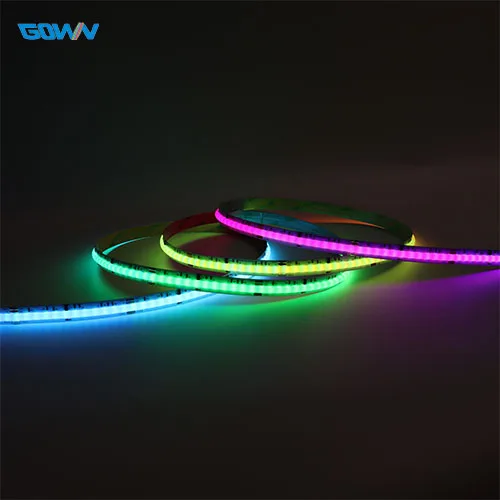 RGBW RGBIC COB 720leds/m Addressable programmable full color Running Horse and Flowing Water 24V/12V LED light strip