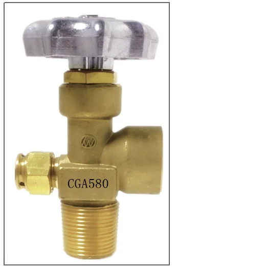 Professional industrial oxygen hytrogen CGA580 gas cylinder Valve