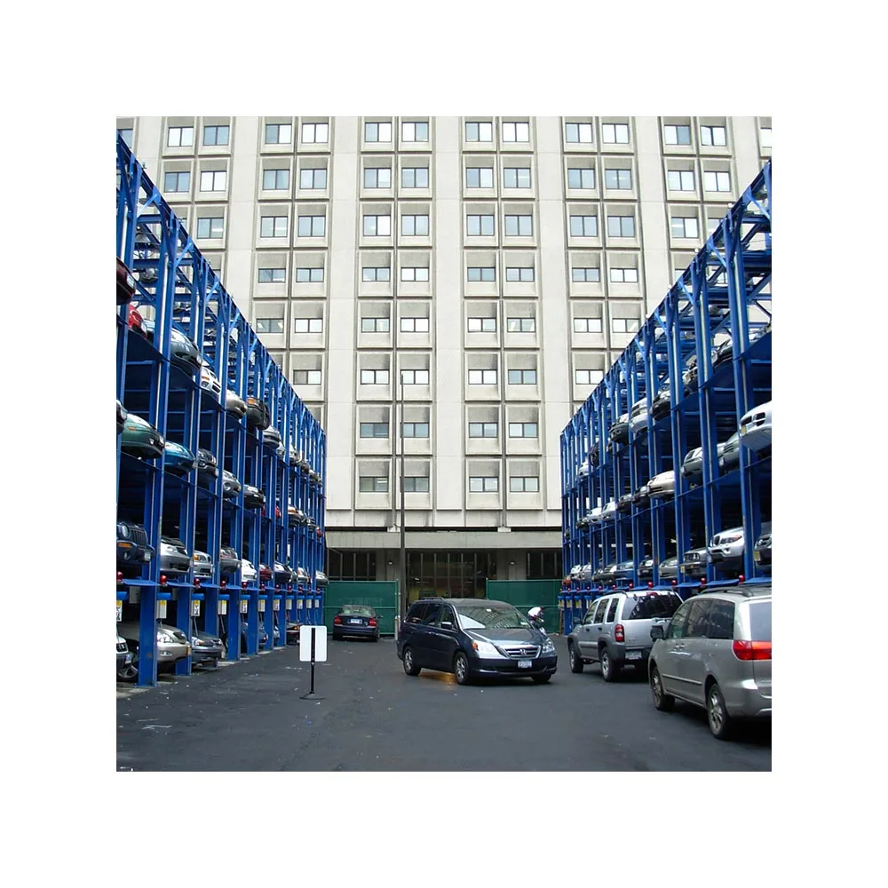 Efficient 4-Level Premium Outdoor Steel Car Stacker 4-Car Quad Stack Hydraulic Parking Lift System Motor Parking Equipment