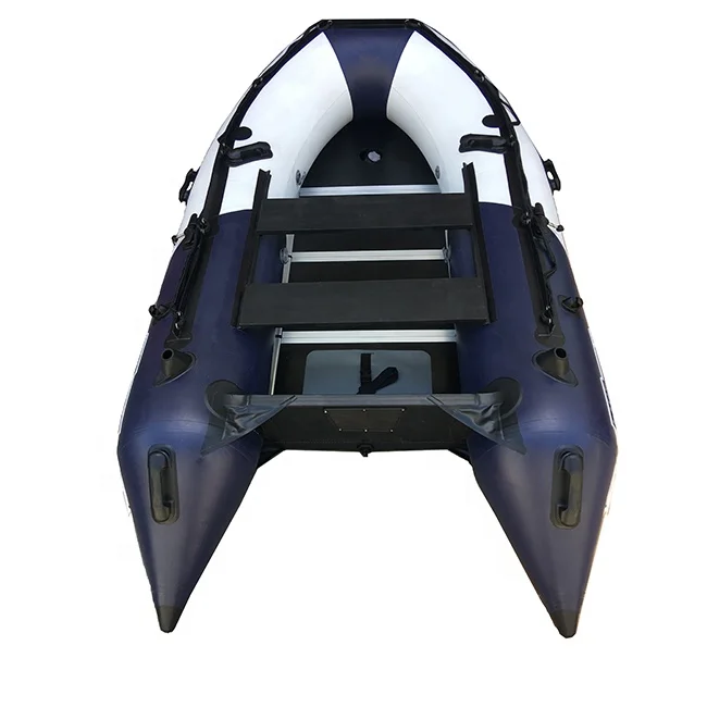 V Keel маленький лодка 12 футов 360 см CE PVC/Hypalon надувная с деревянным полом для продажи