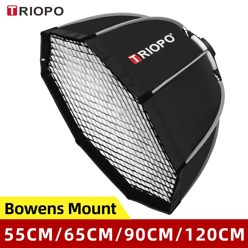 Triopo 65cm Photo Portable Bowens Mount Octagon Umbrella Softbox Outdoor Soft Box for Flash
