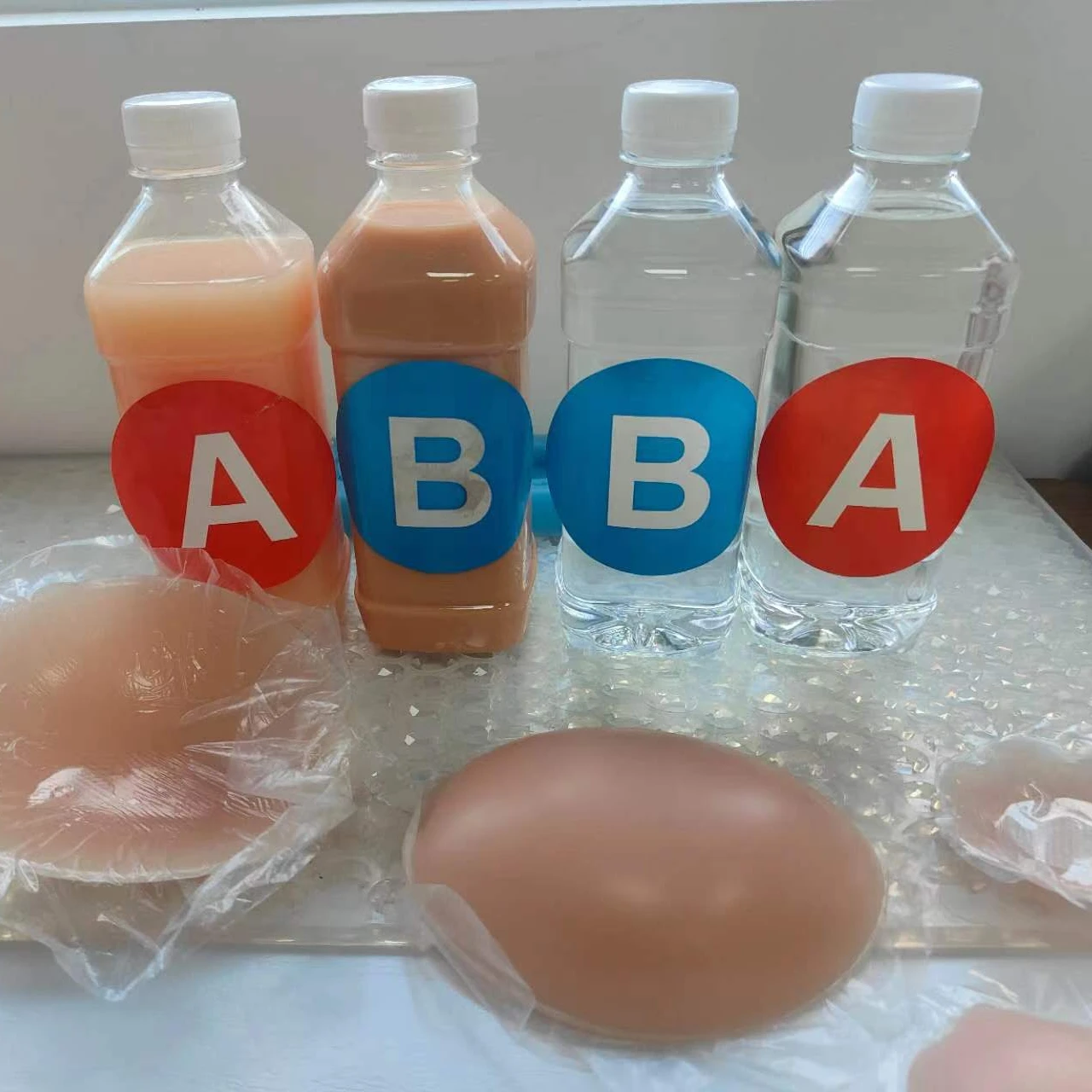 Silica gel specialty store Soft Silicone Rubber Liquid Glue To Paste Invisible Bra Reusable