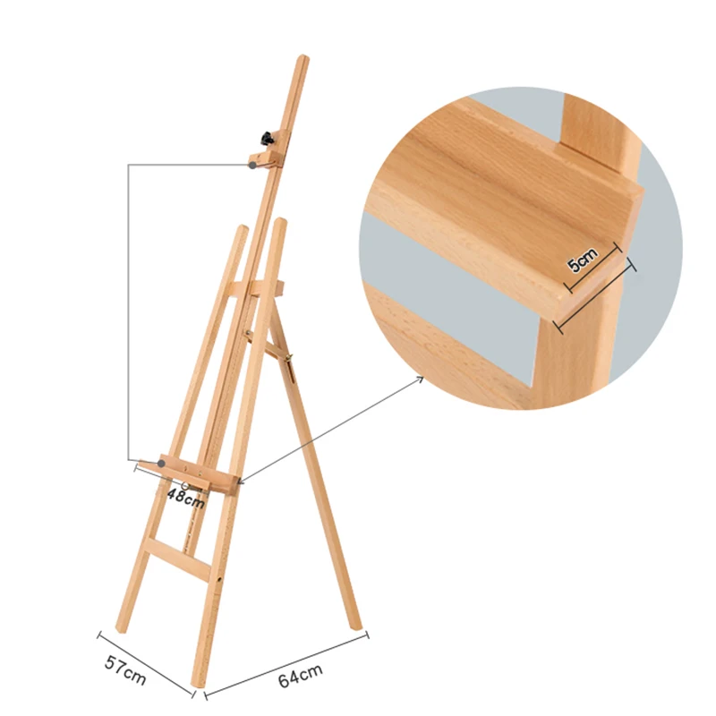 ODM/OEM  Art Easel Providing One-Stop Service Kids Acrylic Easel Storage French Easel
