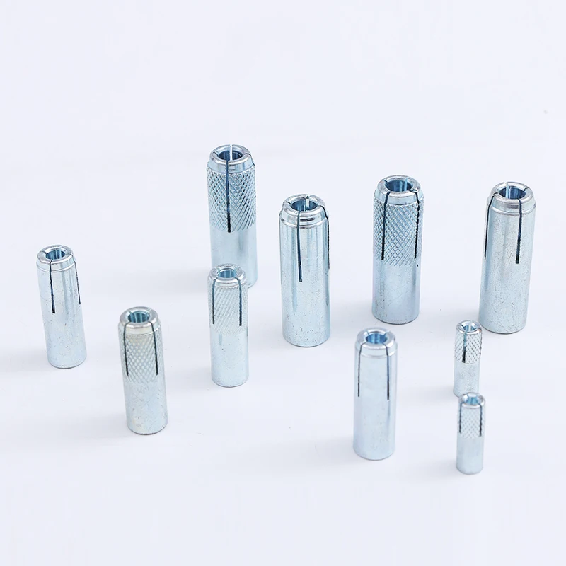 Galvanized flanging drop in anchor durable high quality Lipped Blue Zinc Drop In Anchor Bolt Drop In Expansion Anchor