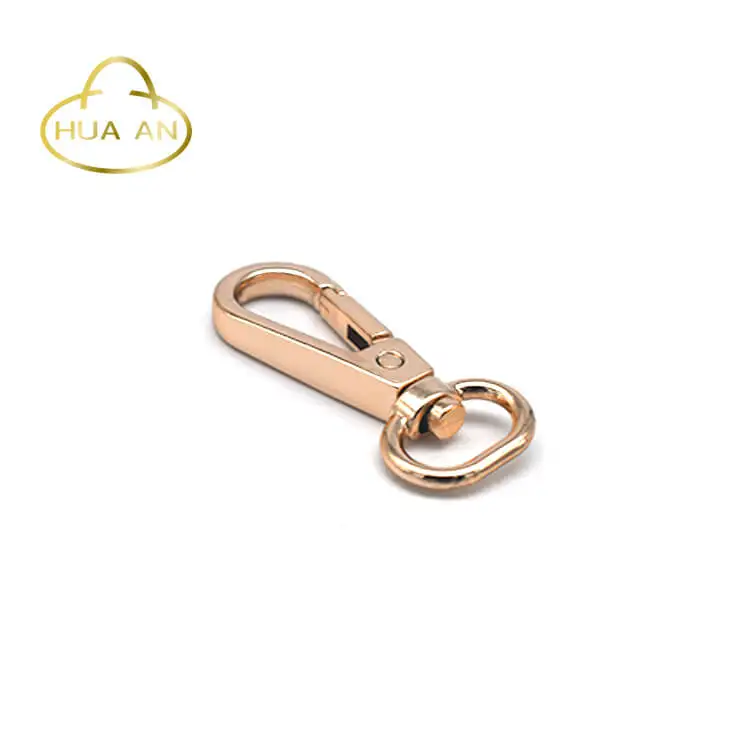 
Fashion style 14mm oval ring swivel hook for leather bag fitting 