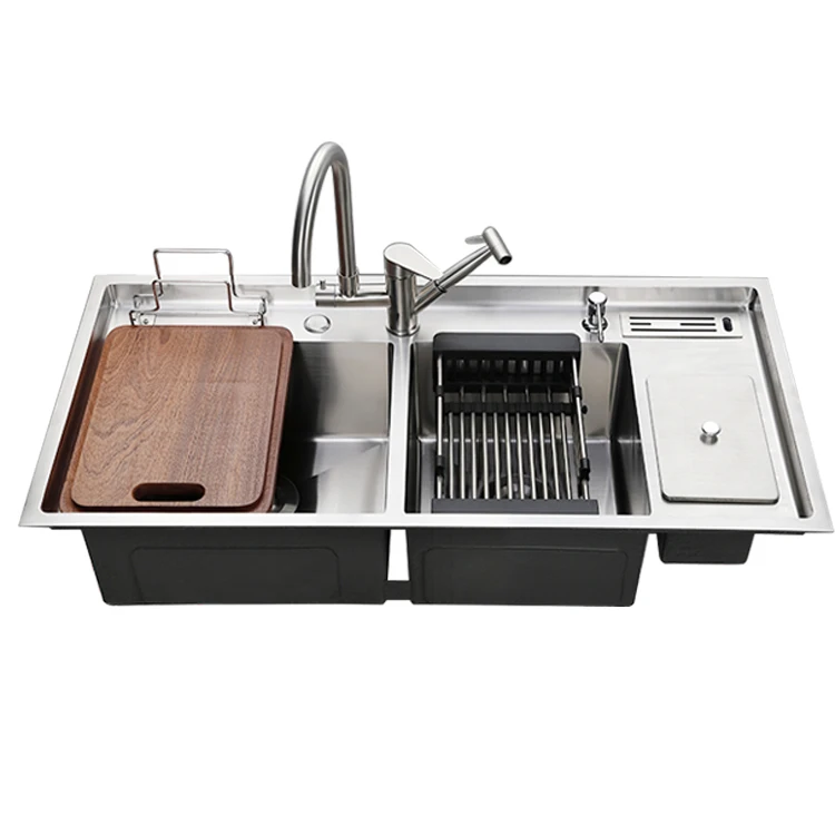wholesale oem odm new style stainless steel kitchen sink handmade sink kitchen sink for nepal for kitchen
