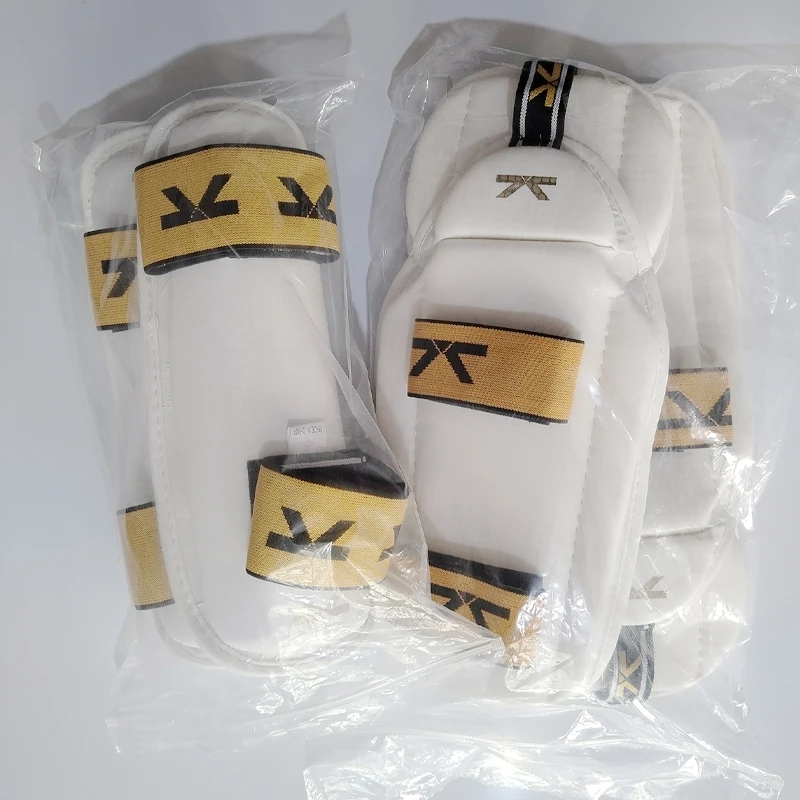 WTF Taekwondo Shin Guard with Elbow & Arm Guard Protectors Premium Knee & Elbow Pads for Training & Competition