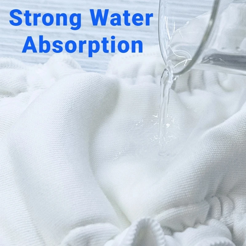 Многоразовые карман из конопляной ткани с бамбуковым древесным углем для тканевых подгузников 3-х слойные бамбуковые вкладыши