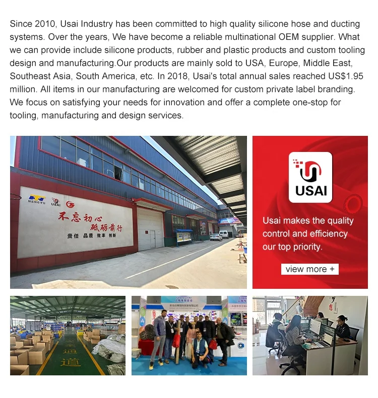 Wholesales Low MOQ High Quality Manufacturer Exhaust Braided Silicone Rubber Hose