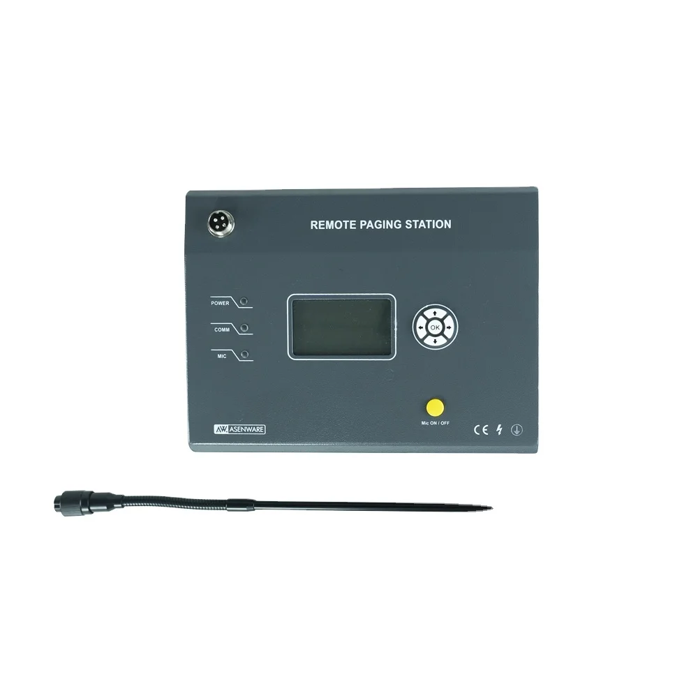 Asenware Seamless Control: Fire Alarm Voice Evacuation Zone control Remote Paging Mastery for Office Building