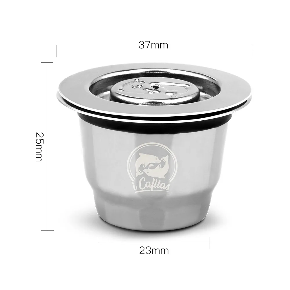 Cheap Factory Price empty reusable stainless steel nespresso refillable k-cup coffee capsule