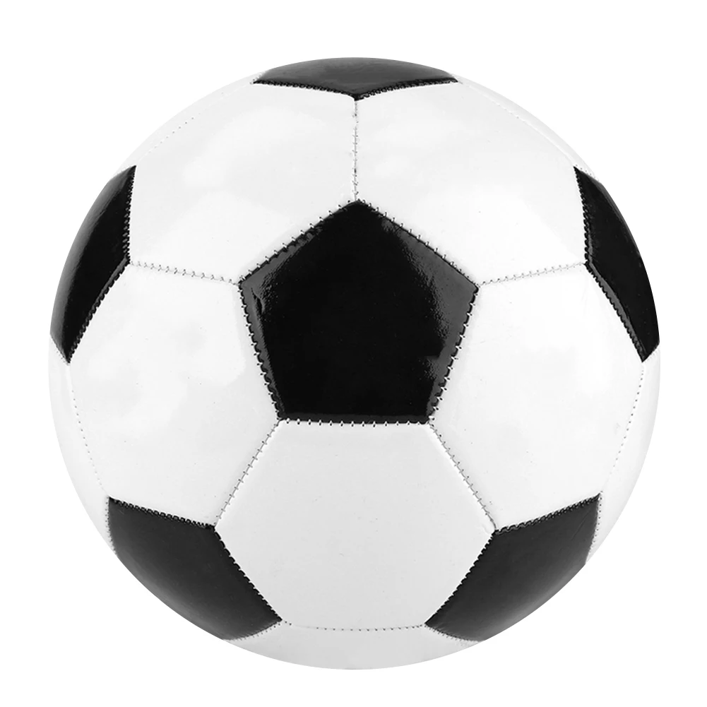 Ready for shipment stock balon de futbol Synthetic Leather machine stitched white black  size 5  football ball soccer ball